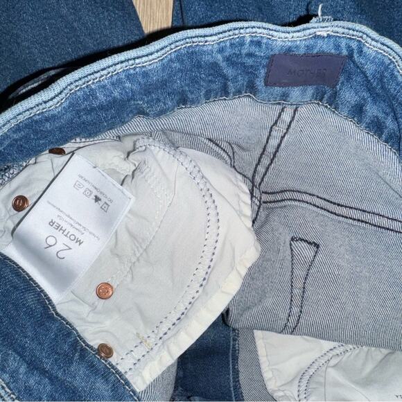 MOTHER High Waisted Looker Ankle Chew Dancing The Hula 26 - Picture 11 of 12